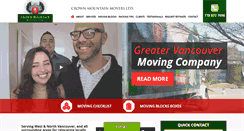 Desktop Screenshot of crownmountainmovers.com