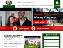 Tablet Screenshot of crownmountainmovers.com